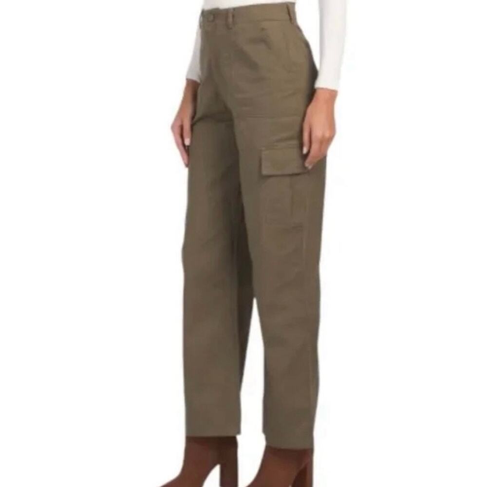 Reveriee Loose Green 100% Cargo Pants Medium